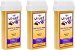 Vi-Vet Roll-On Kartuş Natürel Sir Ağda 3 Adet 100 Ml