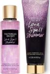 Victoria'S Secret Love Spell Shimmer Vücut Losyonu Ve Spreyi 2'Li Set