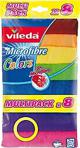 Vileda 8'Li %100 Mf Colors Temizlik Bezi