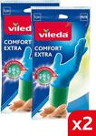 Vileda Comfort&Care Temizlik Eldiveni No 8 Orta Boy 2'Li Paket