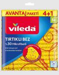 Vileda Mikrofiber Tırtıklı Temizlik Bezi 4+1 Paket