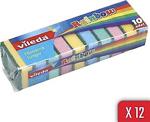 Vileda Rainbow 10'Lu Bulaşık Süngeri 12'Li Paket