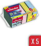 Vileda Rainbow 5'Li Bulaşık Süngeri 5'Li Paket