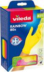 Vileda Rainbow Nitril M/L 80'li Kullan At Eldiven