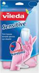 Vileda Sensitive Candy Pink Küçük Boy 12'Li Paket Temizlik Eldiveni