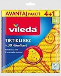 Vileda Tırtıklı Temizlik Bezi - Standart - Sarı