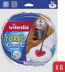 Vileda Turbo Classic Üçgen Mikrofiber Yedek Paspas 6'Li Paket