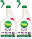 Vim Beyaz Sabun 750 Ml 2'Li Sprey Yüzey Temizleyici