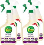 Vim Beyaz Sabun 750 Ml 4'Lü Sprey Yüzey Temizleyici