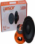 Visor Oto Hoparlör 16 Cm 6 Inch Midrange Güçlü Ses Seviyesi 2X800W 2X400 Rms 4Ohms (2 Adet)