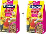 Vitakraft Menu Paraket Sultan Cennet Papağanı Yemi 1Kgx2Adet