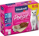 Vitakraft Poesie Soslu Karışık Balık Etli 85 gr 7'li Yetişkin Kedi Konservesi