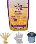 Vivet Granül Ağda Natürel Yedek 250Gr(Boncuk Ağda)+ Cezve