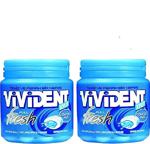 Vivident Full Fresh Mega Bottle Nane Aromalı 96 Gr 2'Li Paket Sakız