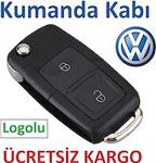 Volkswagen Kumanda Kabı 2 Tuşlu VW Anahtar Kabı LOGOLU