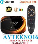 Vontar X3 4 Gb Ram 128 Gb Rom Amlogic S905X3 Dört Çekirdekli 2.4G 5G Çift Wi-Fi Bt4.1 8K Android Tv Box