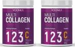 Voonka Multi Collagen Powder + Vitamin C 300 Gr 2 Kutu