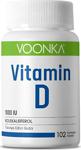 Voonka Vitamin D 1000 Iu 102 Yumuşak Kapsül - Skt: 11/2023