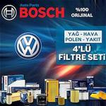 VW Polo 1.6 TDI Bosch Filtre Bakım Seti (2009-2014)