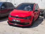 Vw Polo 6R Ön Lip Ek Abs Plastik Piano Black 2009 - 2017 3 Parça