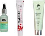 W-Lab Kozmetik W Lab Kozmetik Madeleb Krem + Beyazlatıcı Krem + C Vitaminli Serum Set