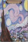 Wan Gogh Yıldızlı Gece Renkli Sekreterlik