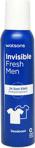 WATSONS Invisible Fresh Men Deo Spray 150ml