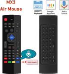 Wechip MX3 Kablosuz Uzaktan Kumanda Air Mouse-Ses Kontrollü