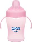 Wee Baby Akıtmaz Kulplu Bardak 240 Ml Pembe /