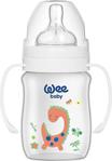 Wee Baby Klasik Plus Geniş Ağızlı Kulplu Pp Biberon 150 Ml Beyaz