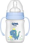 Wee Baby Klasik Plus Geniş Ağızlı Kulplu Pp Biberon 150 Ml Mavi