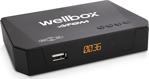 Wellbox Atom Iptv Uydu Alıcısı, Dahili Wi-Fi Anten+1 Yıl Ip Tv Hediye+1 Yıl Cccam Hediye