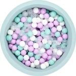 Wellgro Bubble Pop Mint Top Havuzu-Mint Beyaz Şeffaf Lila