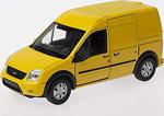 Welly 1:36 Ölçek Diecast Çek-Bırak Ford Transit Connect-Sarı - Sarı