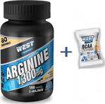 West Nutrition L-Arjinin 1300 (L-Arginine) 160 Kapsül 80 Servis