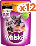 Whiskas Pouch Junior Tavuklu 100 gr 12'li Paket Yavru Kedi Konservesi