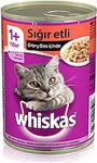 Whiskas Sığır Etli 400 gr 12'li Paket Yetişkin Kedi Konservesi