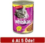 Whiskas Tavuklu 400 gr 6'lı Paket Yetişkin Kedi Konservesi