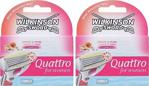 Wilkinson Sword Quattro Kadın Tıraş Bıçağı 2 Adet Yedek Başlık