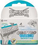 Wilkinson Sword Quattro Titanium Sensitive 4'lü Yedek Tıraş Bıçağı