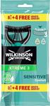 Wilkinson Sword Xtreme 3 Sensitive 8+4 Tıraş Bıçağı