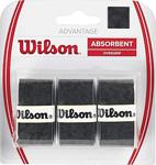 WILSON Advantage Overgrip 3'lü Siyah Raket Grip (WRZ4033BK)