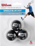 Wilson Squash Topu Staff 3 Blu Dot ( Wrt618000 )