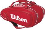 Wilson Tenis Çantası Tour V 9 Kırmızı / Beyaz ( WRZ847609 )