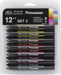 Winsor Newton Promarker Çift Uçlu Keçeli Kalem 12+1 - Set 2