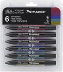 Winsor Newton Winsor & Newton Promarker Kalem Seti 6 Renk Rich Tones Set Zengin Tonlar