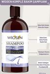 Wiosen Hızlı Saç Uzatan Argan Yağlı Şampuan Saç Dökülme Karşıtı Uzatıcı Şampuan 400 Ml