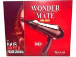 Wonder Mate Siyah Fön Makinesi Wm-3600