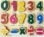 Woodylife Ahşap Sayılar Bul Tak Öğretici Eğitici Çocuk Oyun Oyuncak