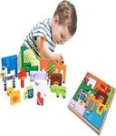 Woodylife Ahşap Puzzle Yapboz Bultak Tetris Eğitici Çocuk Oyuncak